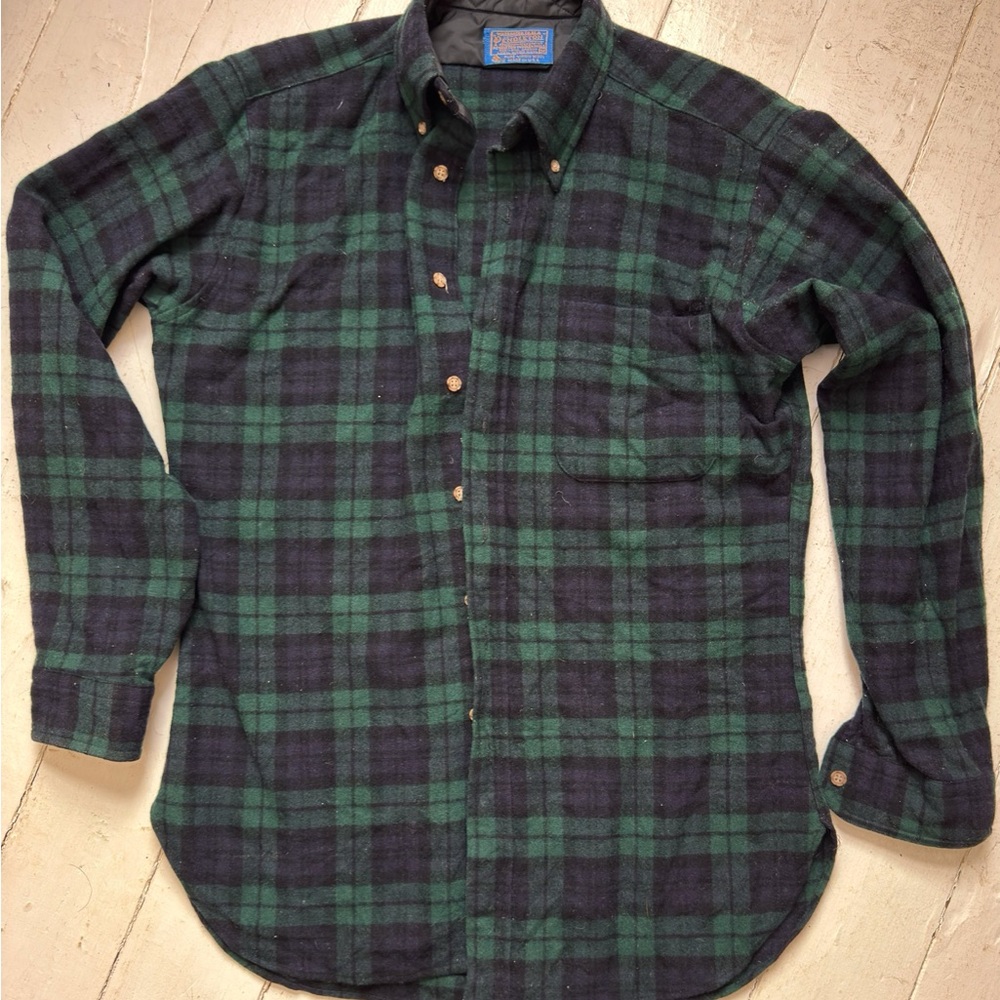 Pendleton Black Watch Tartan Wool Men's Shirt